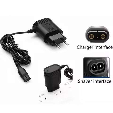 4.3V A00390 Shaver Charger Replacement Compatible For One Blade QP2520 QP2520 / 90 QP2520 / 70 QP252