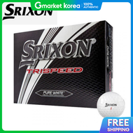 Srixon | 25 Trispeed 3-Piece White Golf Balls 12-Count Dozen Golf Supplies