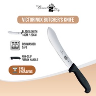 Victorinox Fibrox Safety Nose Slaughter and Butcher's Knife 18cm / 7.08inch Pisau Sembelih 5.7403.18