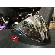 ARC AF6 HALF VISOR RAINBOW/SILVER/TINTED