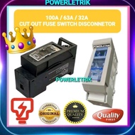 🔥READY STOCK🔥 GENUINE LOW VOLTAGE TNB 32A /63A /100A CUT OUT FUSE SWITCH DISCONNECTOR - 💯 ORIGINAL P