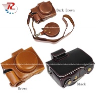 Olympus EM10IV EM10 Mark IV Luxury Leather Camera Case Bag For Olympus EM10IV EM10 Mark IV With 14-4