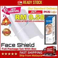 Crystal Clear Premium face shield,  Reusable Full Face Shield Shield Anti-Fog Protective Full Face