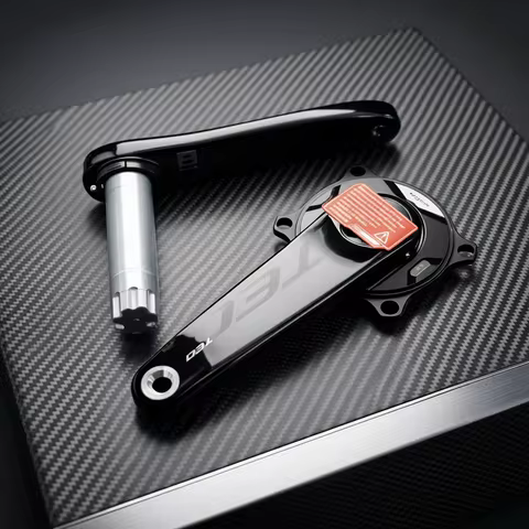 Magene TEO P515 Spider Power Meter Carbon Fiber Crankset, High-Precision Road Bike Power Meter Set f