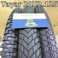 Tyre Tube Bicycle 20X2.125 BMX MTB Road Bike Tayar Tuib Basikal 20 camel