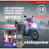 NEW Autovision RZ1 Nitro H6 Lampu Led Depan Motor Honda Beat F1 dll