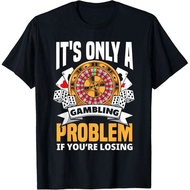 SARB Funny Gambler Roulette Slot Machine Casino Vegas Gambling T-Shirt