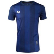 WARRIX SPORT เสื้อฟุตบอลพิมพ์ลาย WA-1548 (สีน้ำเงิน)