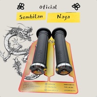 HANDGRIP GRIP HANFAT VND ORIGINAL AK 888 BLACK SET LEFT RIGHT PLUS UNIVERSAL SPIRAL MODEL HANDLEBAR 