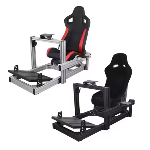 Game Driving Sim Racing Eulator Rig Kit Wheel and Pedal Accessories Gloves TV Stand Sim Racing Cockp