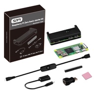 GeeekPi Pi Zero 2 W board with Pi Zero 2 W Case, Copper Heatsink, 20Pin Header, Micro USB to OTG Ada