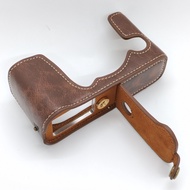 XE3 Camera Bag Pu Leather Case For Fujifilm XE3 X-E3 Hand Strap Camera Half Cover Body Protect Botto