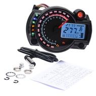 Universal KOSO LCD Digital Speedometer Motorcycle 7 Colors Dashboard RX2N Odometer Meter Instrument 