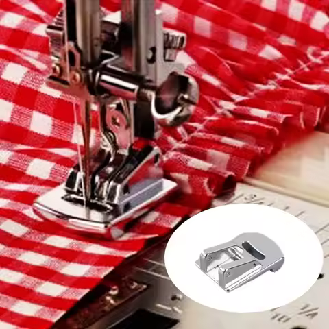 Sewing Machine Sliver Rolled Hem Curling Presser Foot For Sewing Machine Singer Janome Sewing Access
