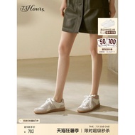 73hours Women's Shoes Brownie Spring Autumn New Style Comfortable Flat German Training Shoes Forrest