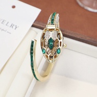 2025 Skeleton Snake Watch Hot-selling Diamond-studded Snake Bracelet Watch Snake Bracelet Quartz Ope