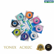 YONEX AC102C Super Grap: 3-Pack Original Over Grips with 10 Bold Colours for Badminton