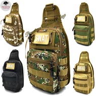 SWAT Plain Colour Chest Bag Crossbody Bag Sling Bag Shoulder Bag Beg Dada Askar Corak Army