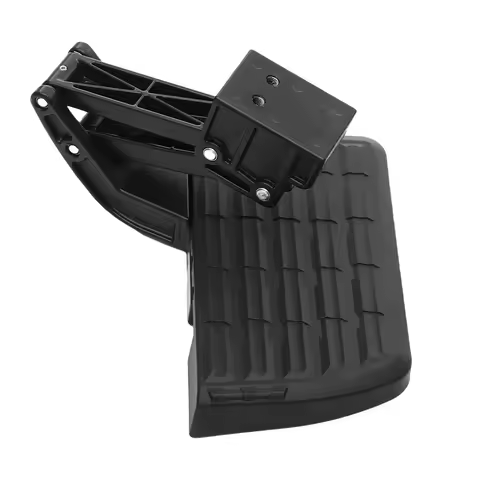 Pickup Truck Rear Loading Auxiliary Accessory, Bumper Bed Step, Iron Plastic Retractable Anti-slip B