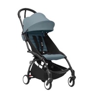 全新 Stokke Babyzen YOYO3  嬰兒車架 (黑色) 及 YOYO 6+ 車布 (Aqua 湖水綠)