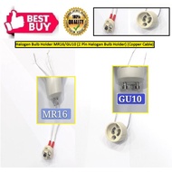 Halogen Bulb Holder MR16/GU10 (2 Pin Halogen Bulb Holder) (Copper Cable)