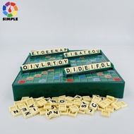 [Board Games] Scrabble Foldable English Filling Game English Learning Solitaire Spelling Word Teachi