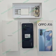 HP OPPO A16 RAM 3/32GB Second Original Fullset Android Murah - Hitam