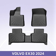 Suitable for volvo volvo ex30 2024 3D All-Weather Material TPE Car Foot Mat Trunk Mat