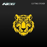 Tiger Sticker Tiger Head Cutting Sticker Cool Emblem Logo