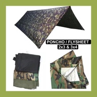 PONCHO /FLYSHEET/KANVAS  2X3m & 3X4m