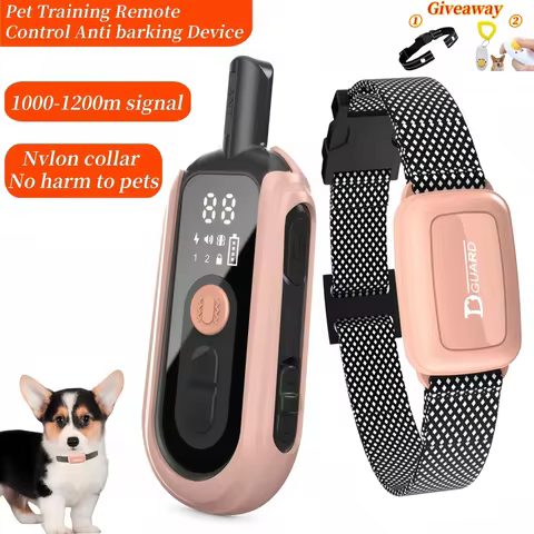 YHLC Smart Automatic Anti Barking Dog Collar HD Digital Display Waterproof Collar For Dog Rechargeab