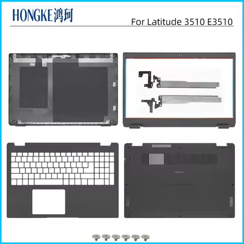Replace New Cover For Latitude 3510 E3510 LCD Back Cover 08XVW9 Front Bezel Palrmest Lower Bottom Ca