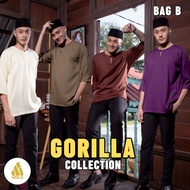 [BAG B ] KURTA TIGA SUKU PREMIUM CREPE WITH EXCLUSIVE WOODEN BUTTON RELAXED FIT