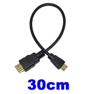 สาย Mini HDMI to HDMI V1.4 High Speed HDMI Cable 1080p 3D Gold Plated Plug for HDTV Camcorders Cam