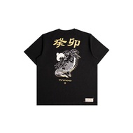 Kintaro Rabbit Tee (Black/Yellow)