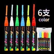 Liquid Erasable Chalk Markers Pens - 8 Colors Washable & Wet Erase Neon Art Makers for Blackboard Ch