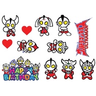 ULTRAMAN CHIBI cake topper cupcake topper deco paper birthday topper kek hari jadi