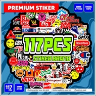 117pcs Waterproof Sticker Package Just Stick On