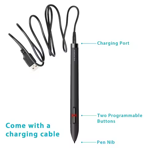 PEN80 Rechargeable Graphic Tablets Digital Stylus Touch Pen P80 for Huion 420 H420 H610 K58 1060 Plu