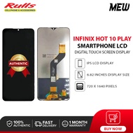 Smartphone LCD for Infinix Hot 10 Play Digital Touch Screen Display Frame Assembly for Replacement a