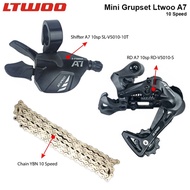 ltwoo mini groupset sepeda a7 10 speed roadbike/minivelo