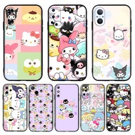for Huawei Nova 7 10 SE 5T 8i Y61 Creative Hot Sale Sanrio Characters Family TPU soft black protecti