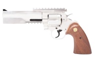 [HMM] King Arms Python357 Evil 左輪6吋瓦斯手槍 銀色短槍 柯特蟒蛇 城市獵人$4600