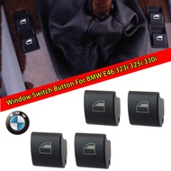 4Pcs Power Window Main Switch Button Cover Control Tingkap Interior Accessories For BMW E90 E46 325x
