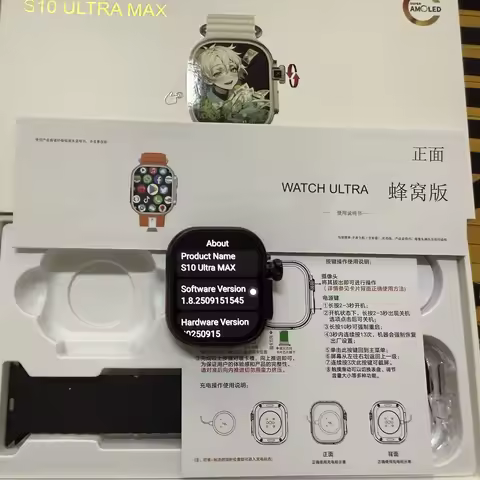 S10 Ultra MAX Smartwatch Men 4G Android 13.0 180° Rotating camera WiFi GPS SIM card 2.29 Inch Amoled