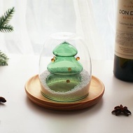聖誕樹雙層玻璃杯