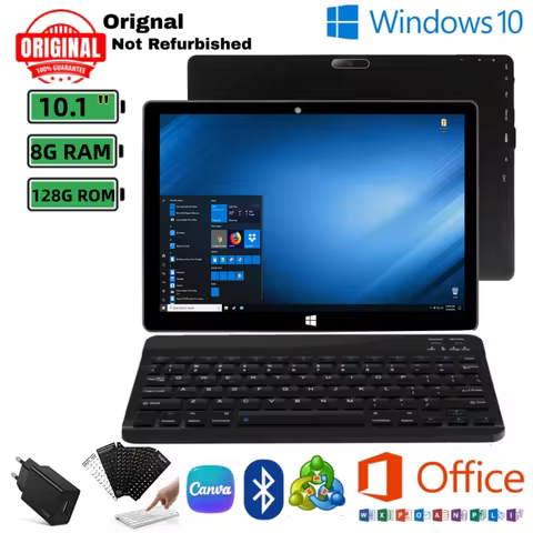 10.1 INCH 64 Bit 8GB RAM 128GB ROM 1920 x 1200 IPS x5-Z8350 CPU AR10 WINDOWS 10 Tablet PC Dual camer