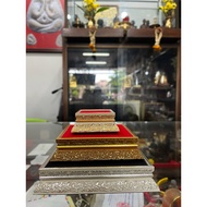 Red Velvet Buddha Worship Stand Base