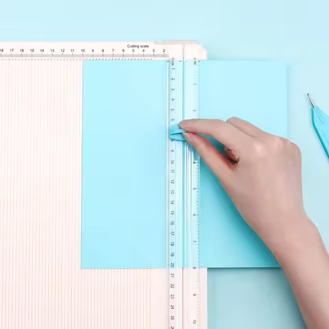 Multi-Purpose Trim and Score Board Paper Trimmer Craft Paper Cutter Folding Scorer for DIY Scrapbook