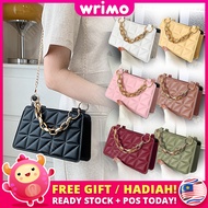 READY STOCK💖WRIMO Fifisquare Handbag Women Shoulder Crossbody Tote Sling Beg Tangan Wanita Wallet Pu